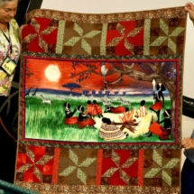 Barb N. Tribal quilt