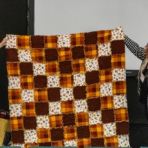 Holly Y. loves to make rag quilts