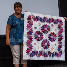 Eileen V. dresdan fan quilt