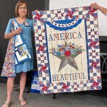 Karen H. Patriotic Lap quilt