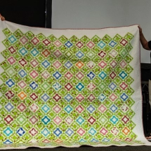 Lisa M. Mini Churn Dash quilt