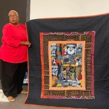 Liz Back of African quilt(1)